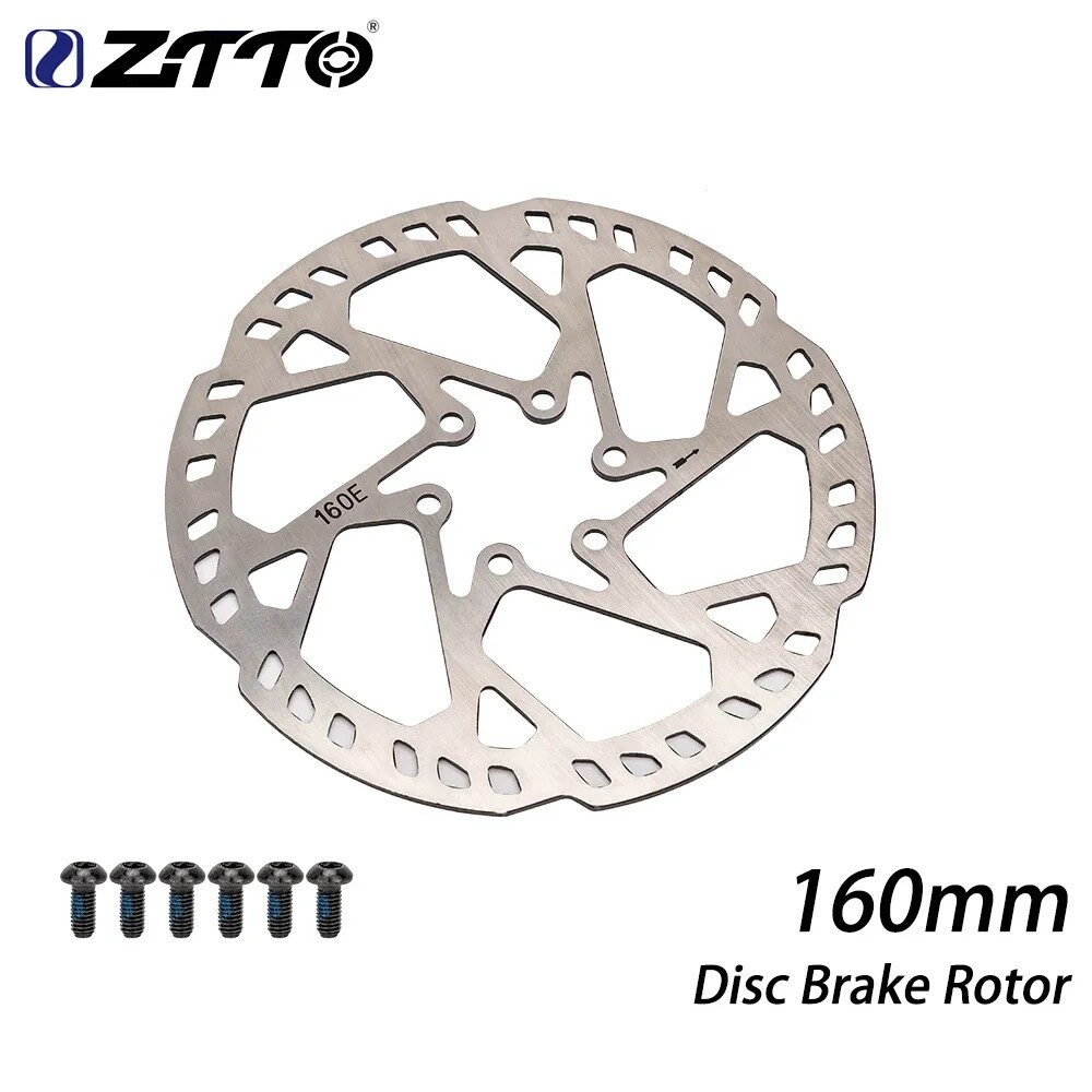 MTB E-bike 2.3mm Disc Brake Rotor Thicken 160/180/203/220mm Super Rigidity 6Bolt