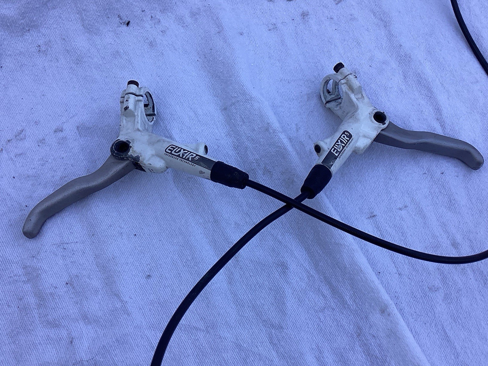 Avid Elixir 5 Hydraulic DISC BRAKE Set Front/Rear, hoses & calipers Rotors