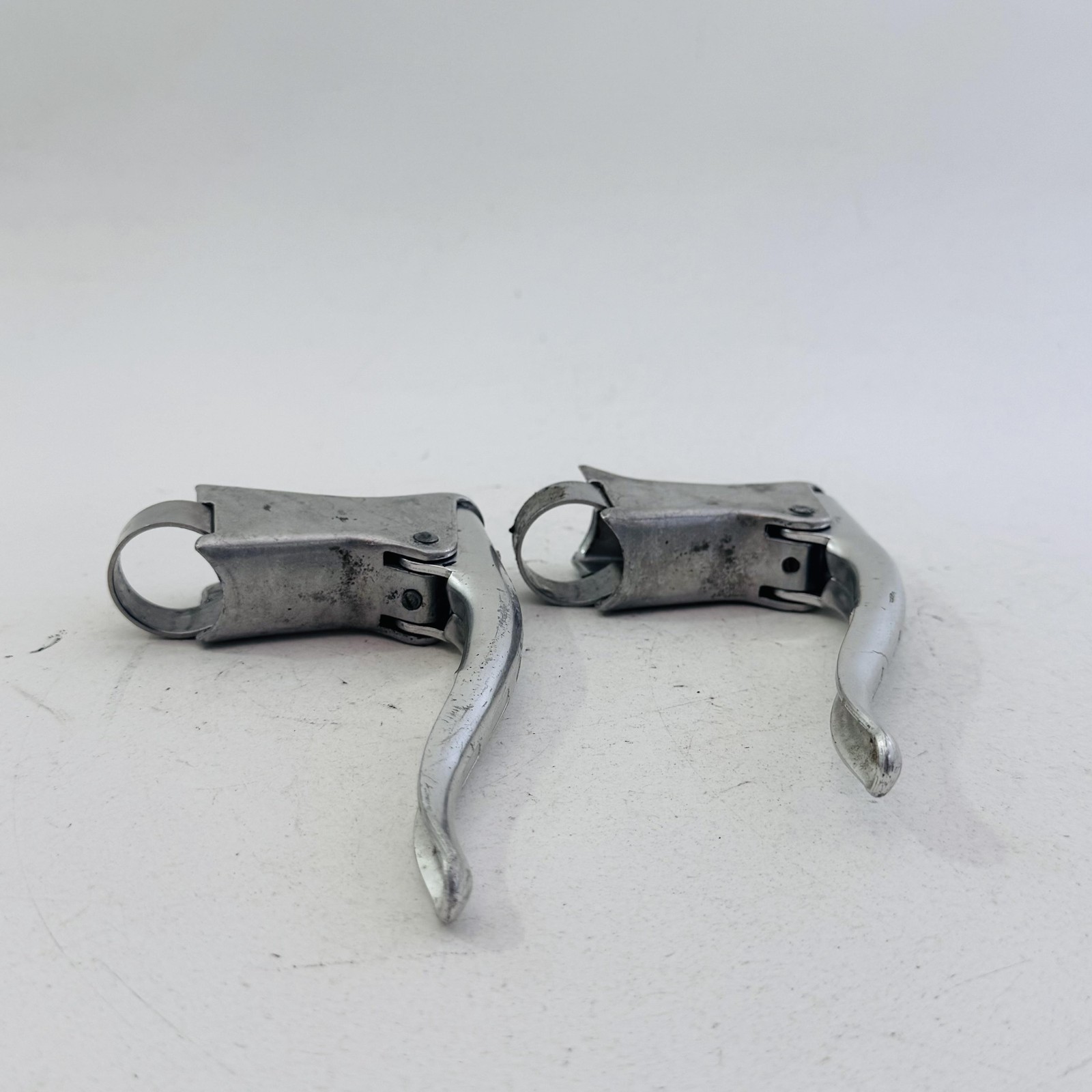 Vintage Gran-Compe Brake Levers Pair 4-Finger Silver Japan Road Bike A81