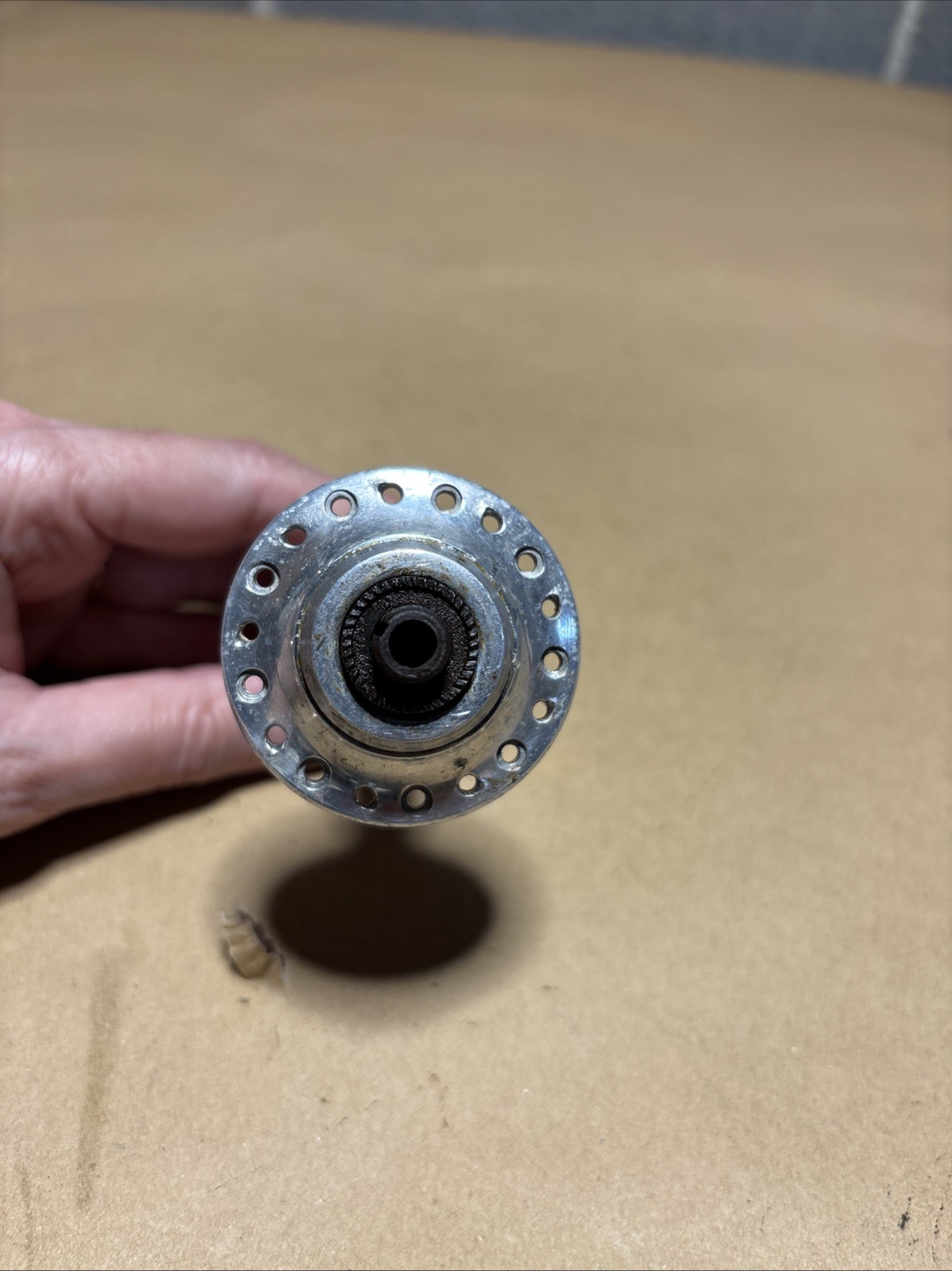 Campagnolo C-Record Era Low Flange Front Hub 36H 100mm Spacing Vintage Leroica