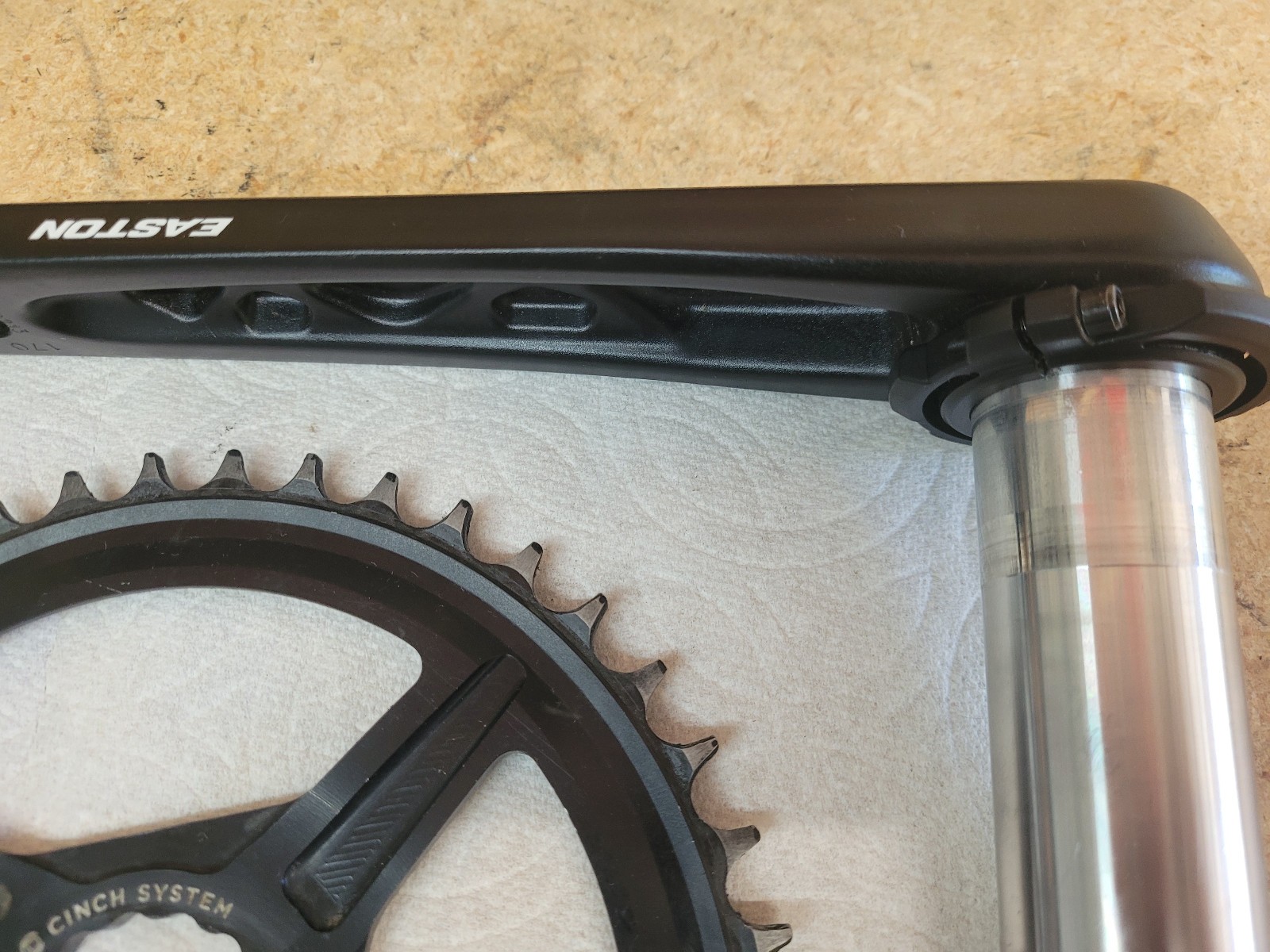 Easton EA90 170mm Crankset with 42t Easton Chainring and TRP Bottom Bracket