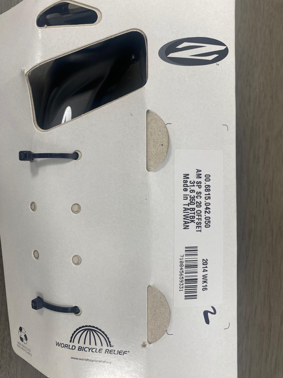 Zipp Service [5933] Course Seatpost Blast Black, 20/350mm/31.6
