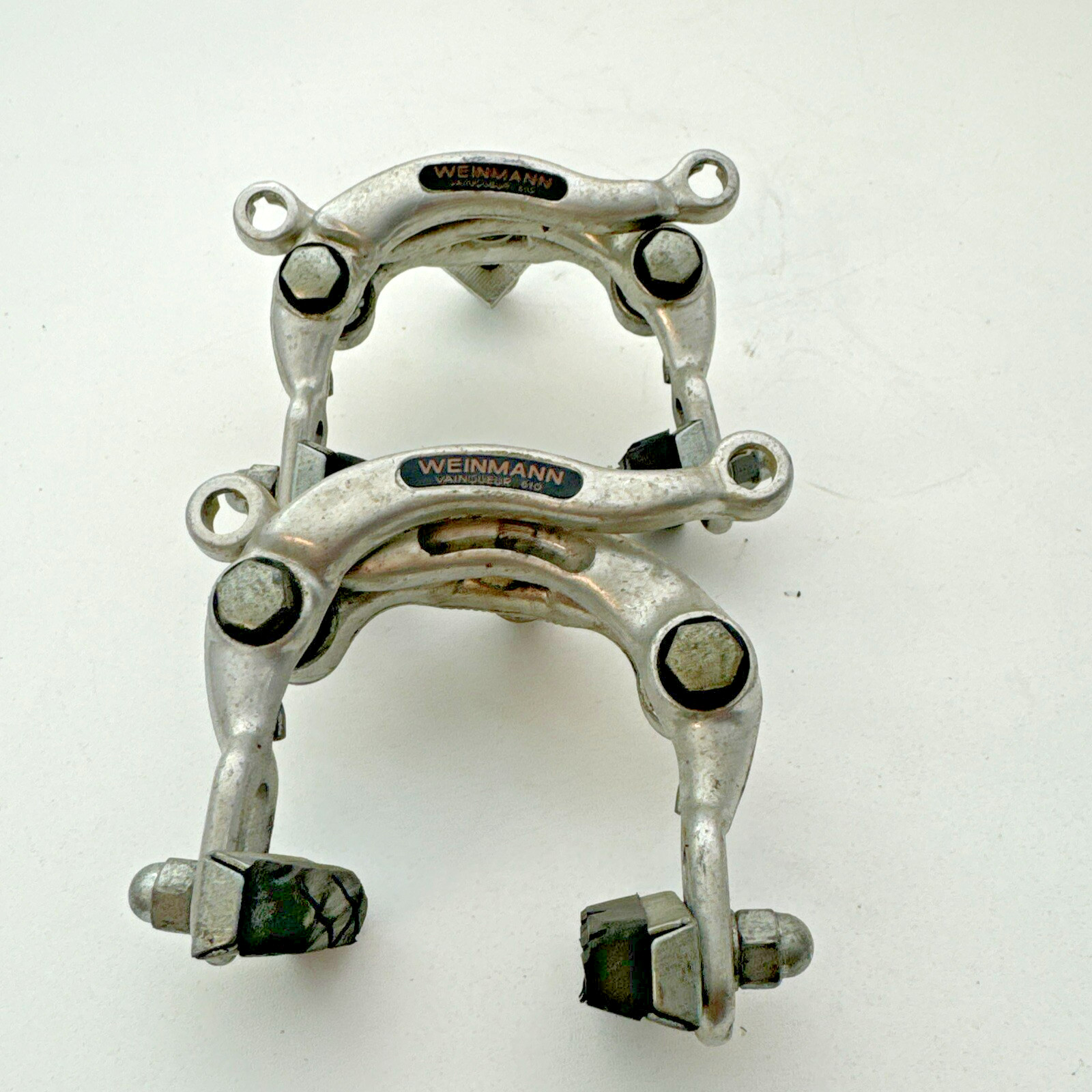 Vintage Weinmann 610 Center Pull Brake Caliper Set Vainqueur 1981 Black Logo A72