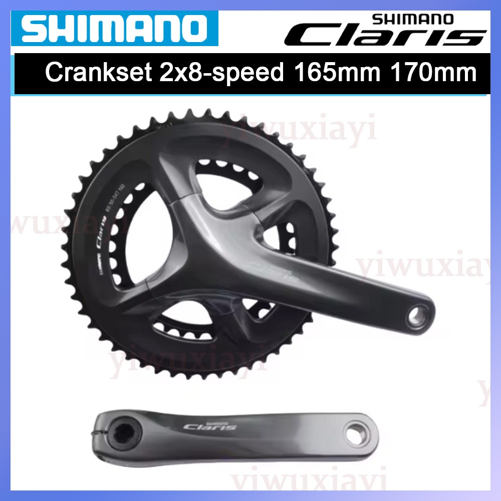 SHIMANO CLARIS R2000 2×8 Speed Crankset 170mm 165mm 50-34T For Road Bike Bicycle