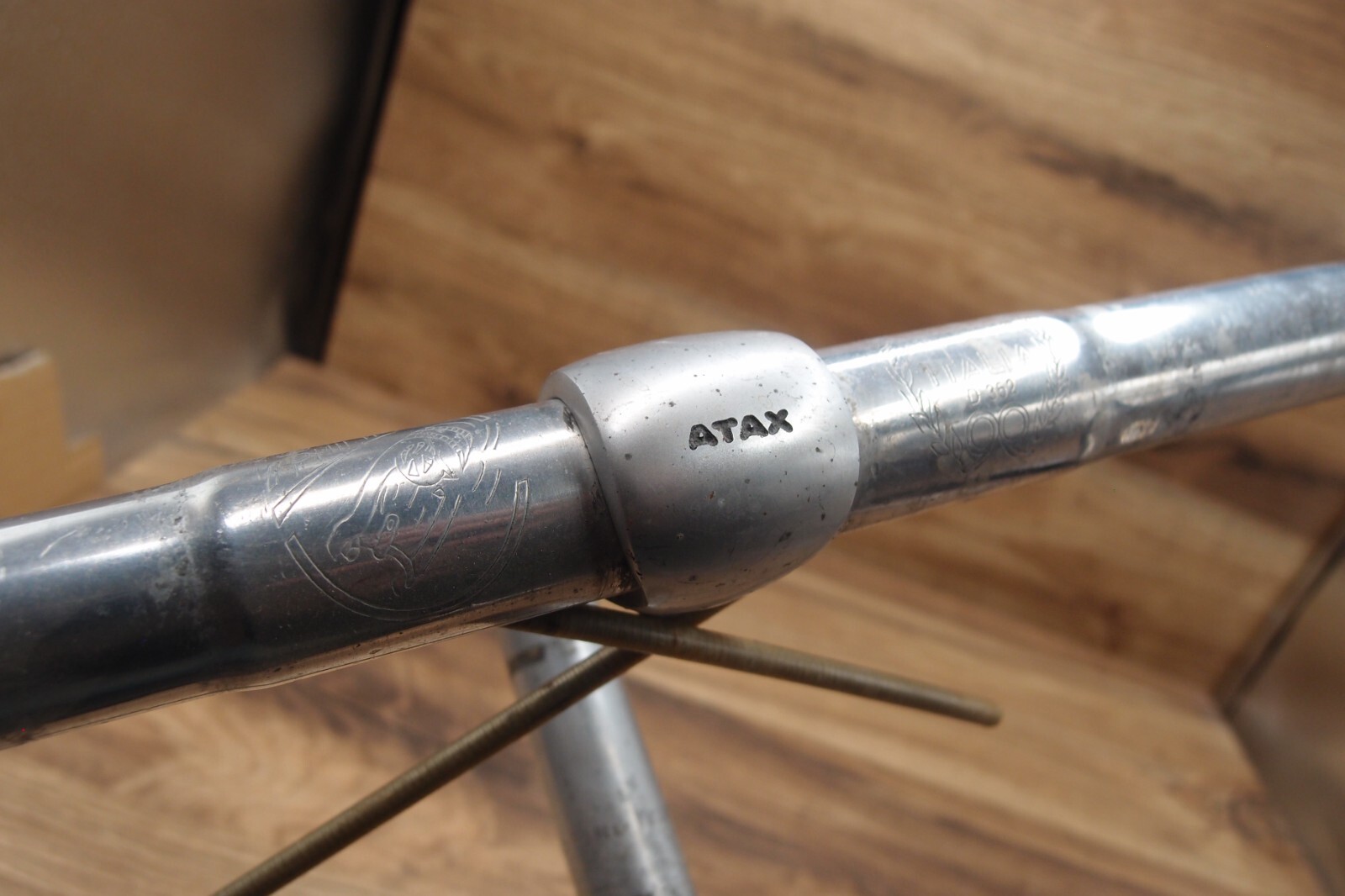 drop bar Guidone Philippe ATAX + quill stem ATAX made in France 22 mm for road