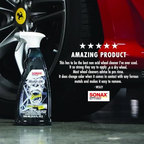 Beast Wheel Cleaner | Color-Changing Formula for Wheels 33.8 Fl Oz (Pack of 1)