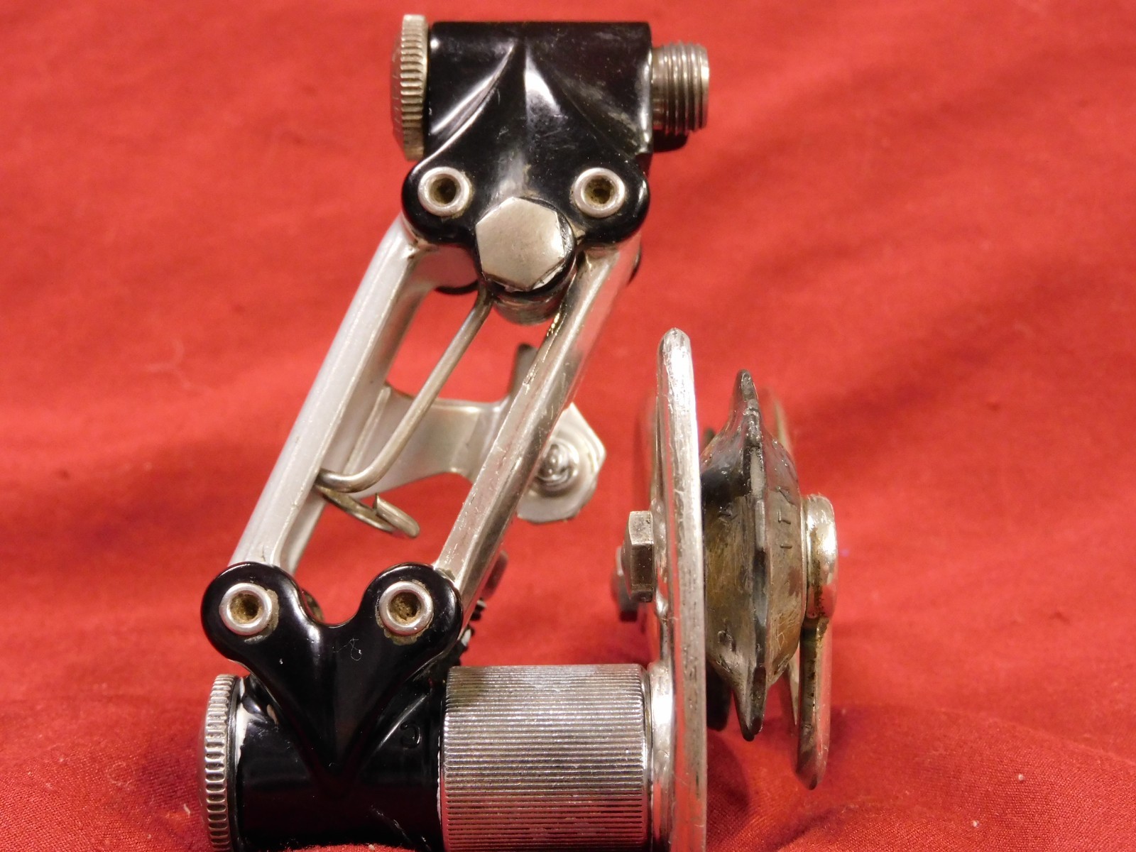Vintage Pat. 81 Campagnolo 4001 Super Record Rear Derailleur w/ Titanium Bolts