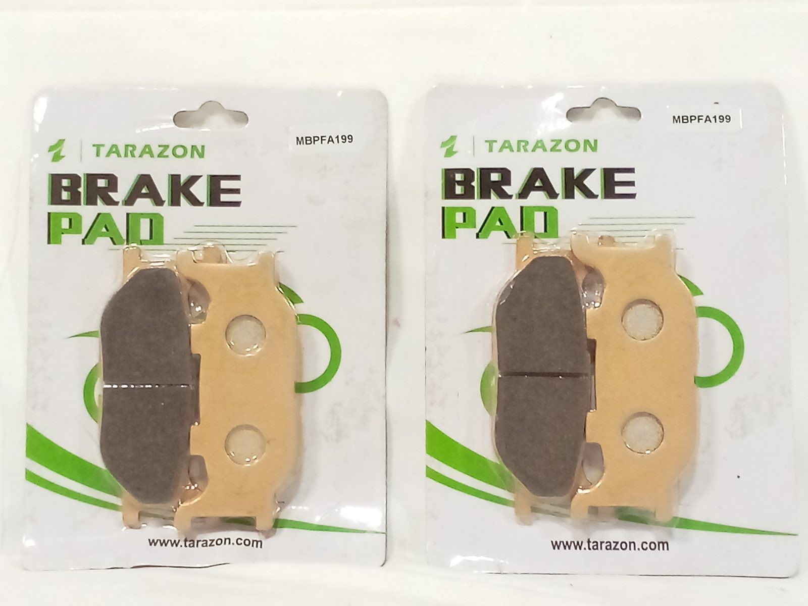 TARAZON MBPFA199 Motorcycle Brake Pads Sintered Metal Lot of 2