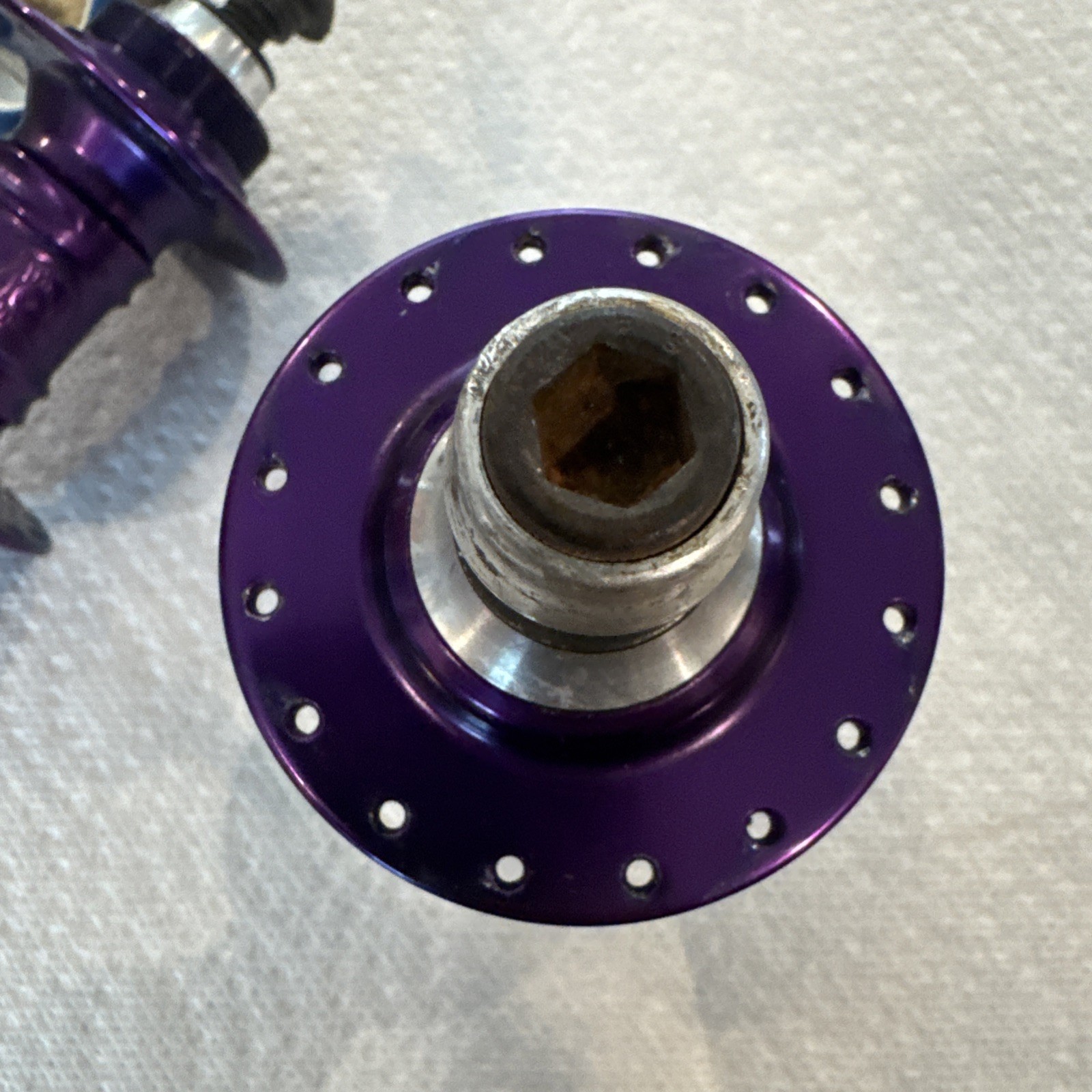 Profile Anodized Purple 32h Hub Set Front / Rear