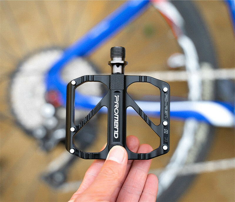 PROMEND Folding Bike Pedals Quick Release MTB Road Bicycle Flat Pedals 3 Bearing