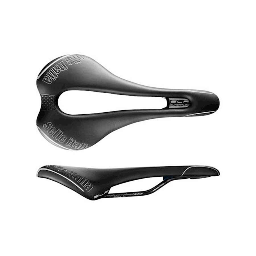 New Selle Italia SLR TM Superflow L Saddle 275 x 145mm Men 210g Black 041A145AHC