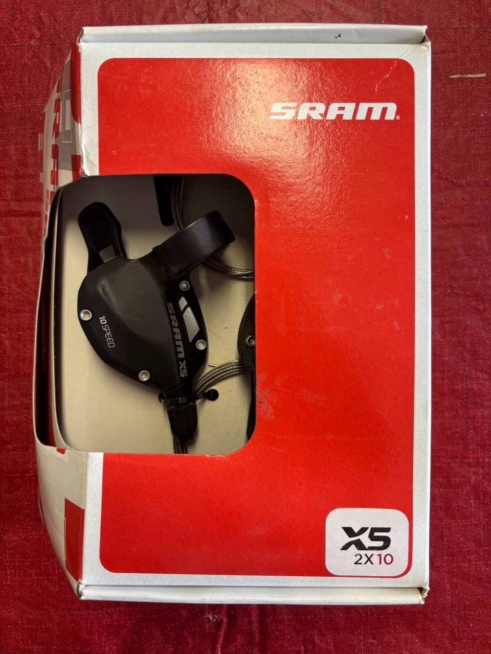 SRAM X5 Trigger Shifter Set – 2 x 10-Speed, Black