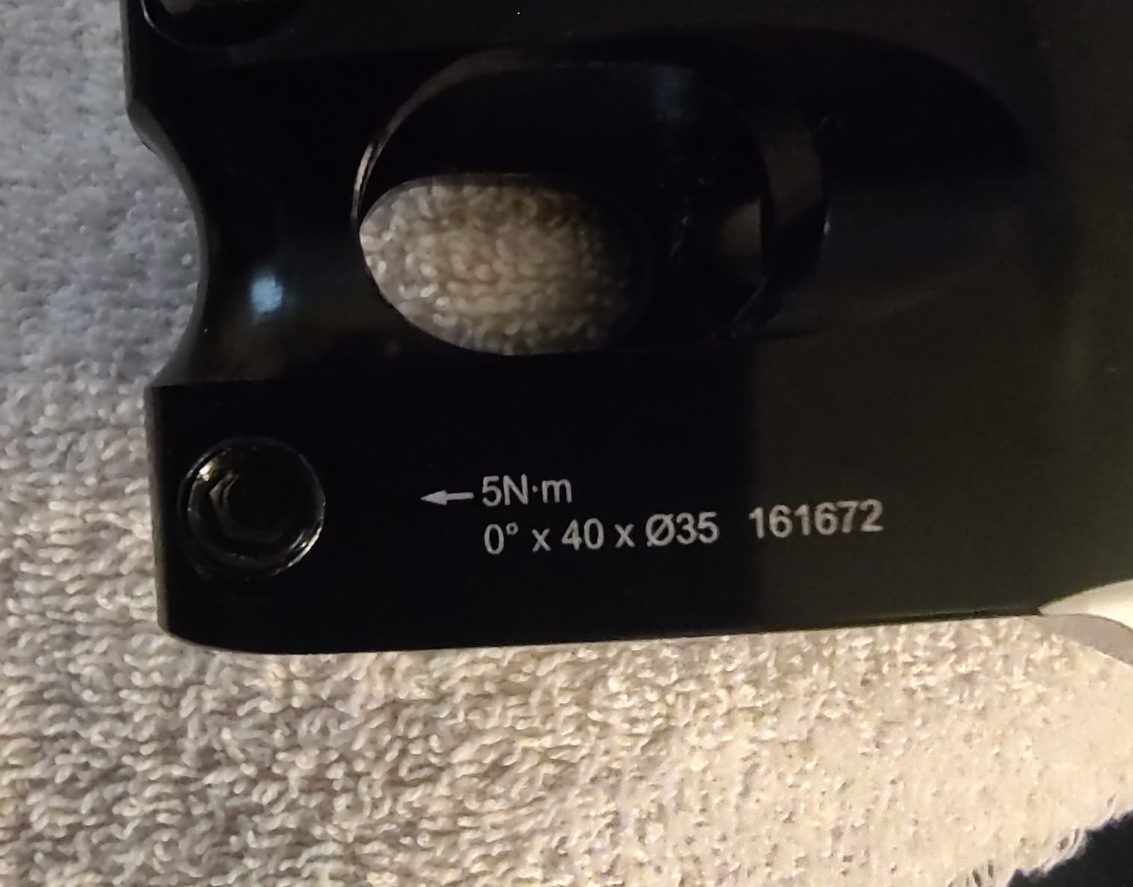 Thomson Elite X4 MTB Bike Bicycle Stem 0 degree 35.0 x 40mm Black SM-E177