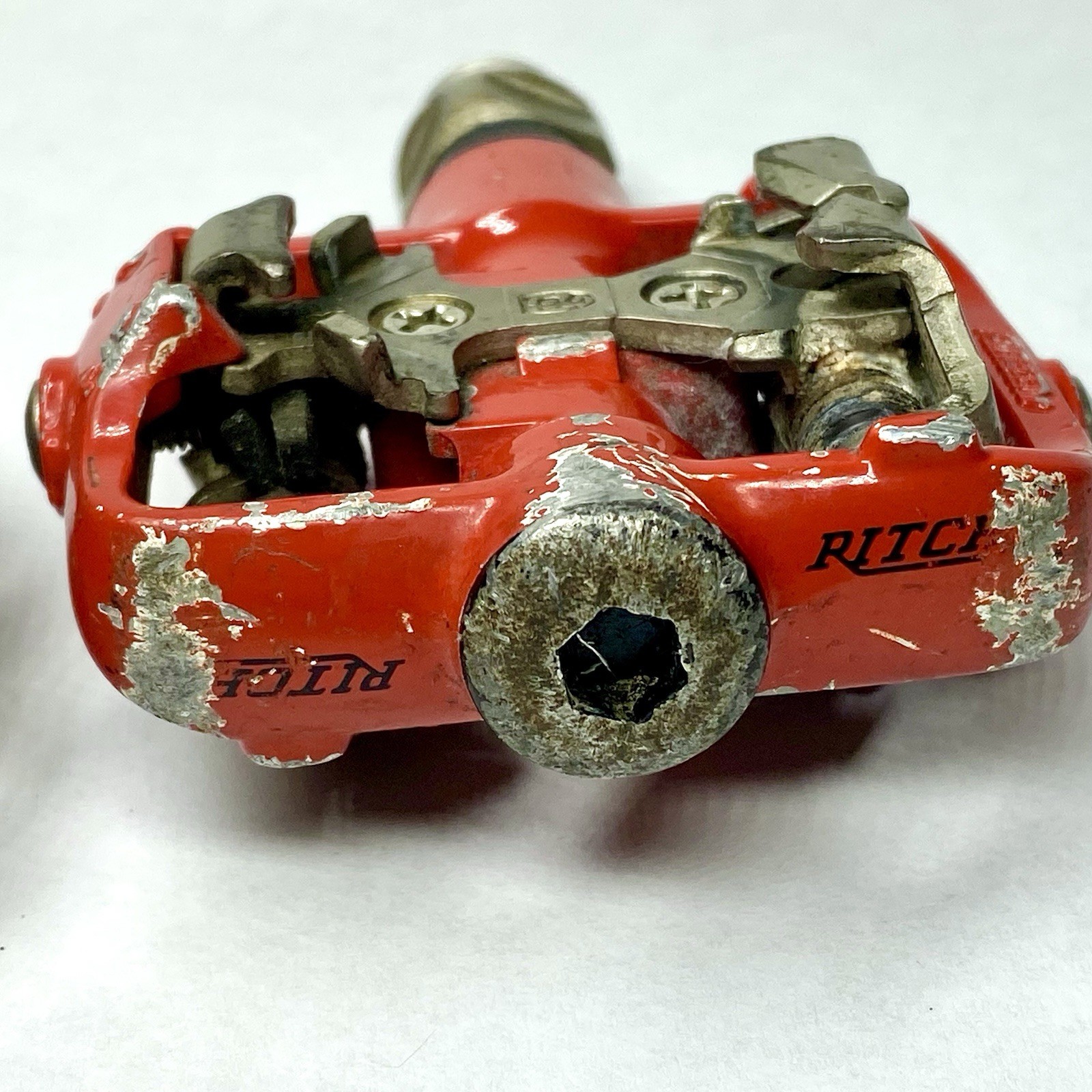 Ritchey Logic SPD Clipless Pedals Red 9/16” MTB Gravel Bike Pair