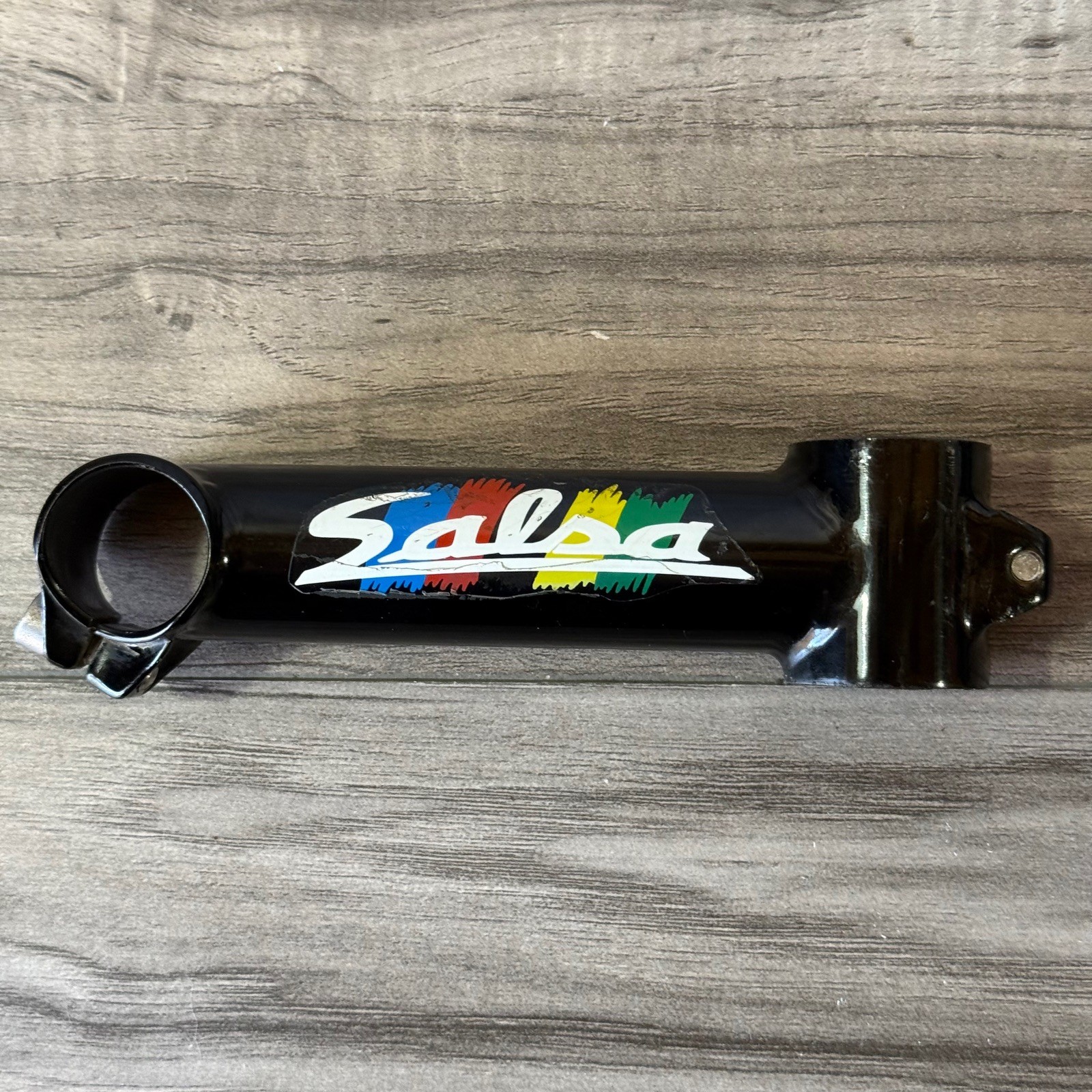 Vintage Salsa 1 1/8 Threadless Chromoly Steel Road Stem 120 25.4 0 Degree