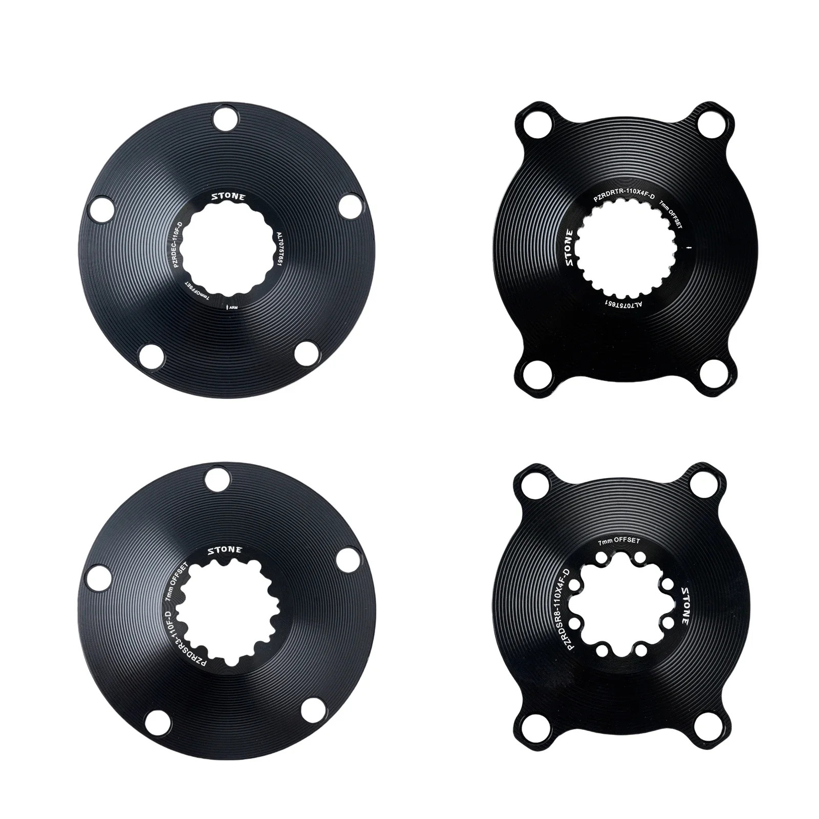 STONE Bike Chainring Spider 110bcd 3 Bolt for XXE Aldhu for Sram Rotor Easton