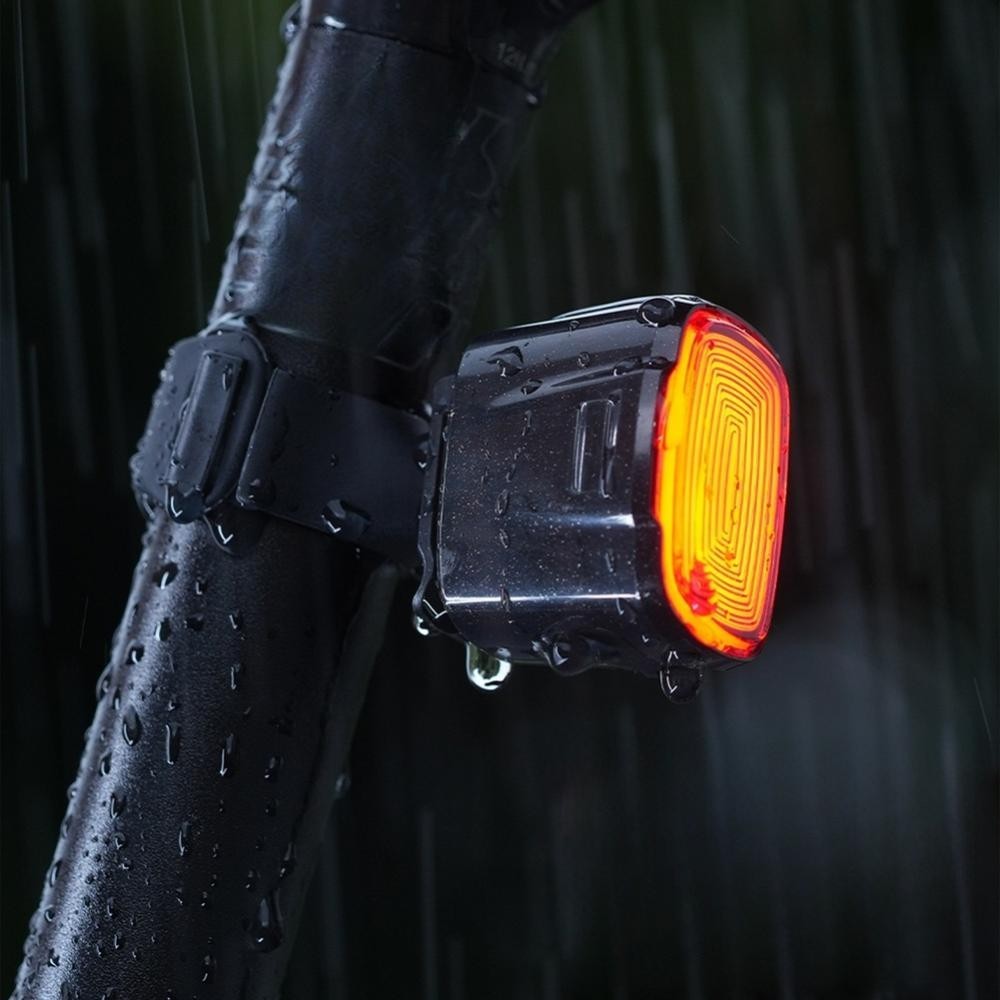 Waterproof LED Bike Taillight with Type C Fast Charging and Mounting System