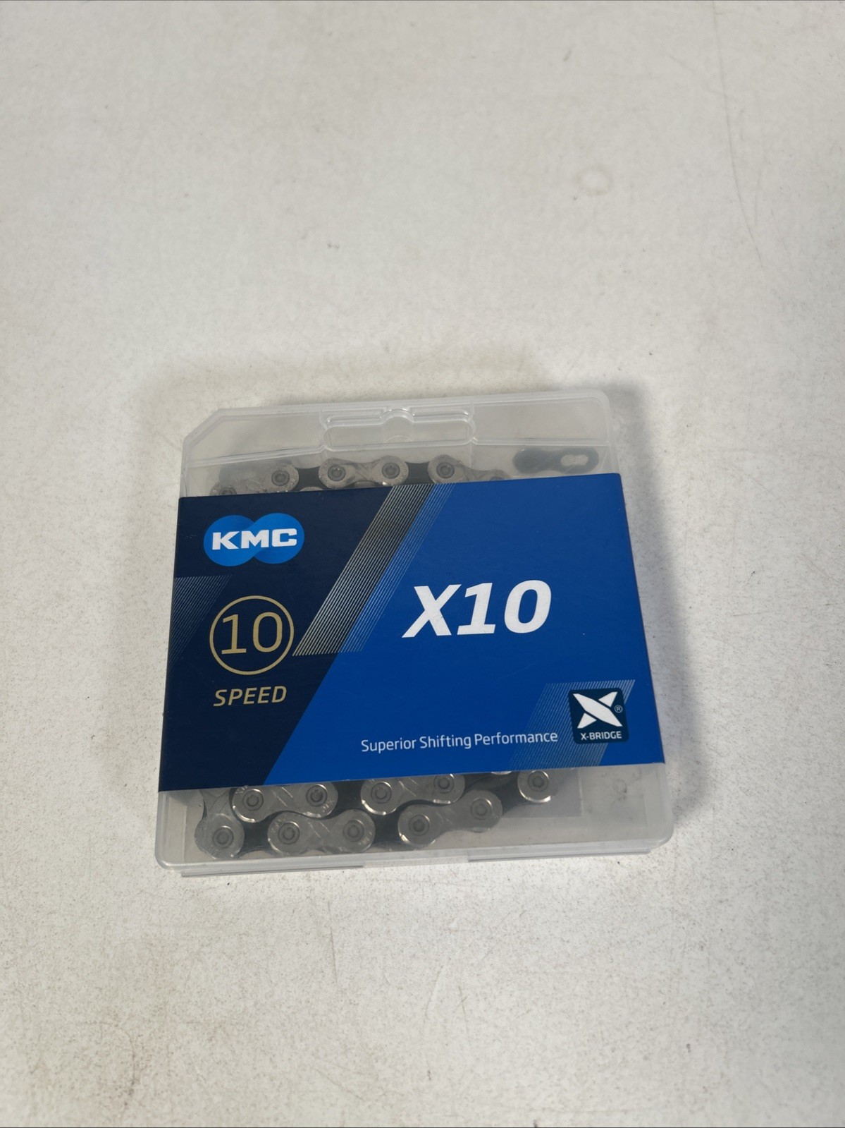 KMC X10 10-Speed 116L Black & Silver Bike Chain Road MTB X10.93 fit Shimano SRAM
