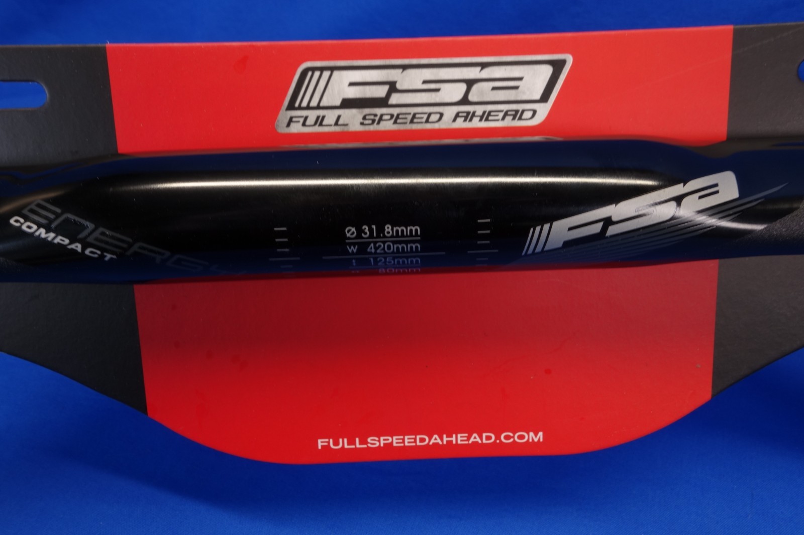 New FSA Energy Compact Road Bike Handlebar: 42cm width x 31.8mm Clamp