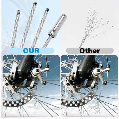 Bike Brake Cable Kit for MTB – Premium Mountain Bicycle Brake Cable Replacemen