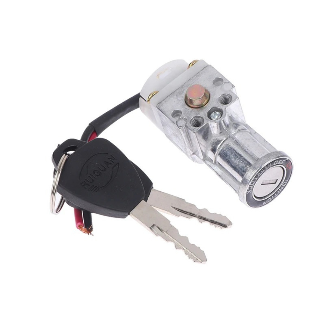 Bigger Head Type Electric Bicycle Ignition On/Off Key Switch Heavy Load E-Bike,