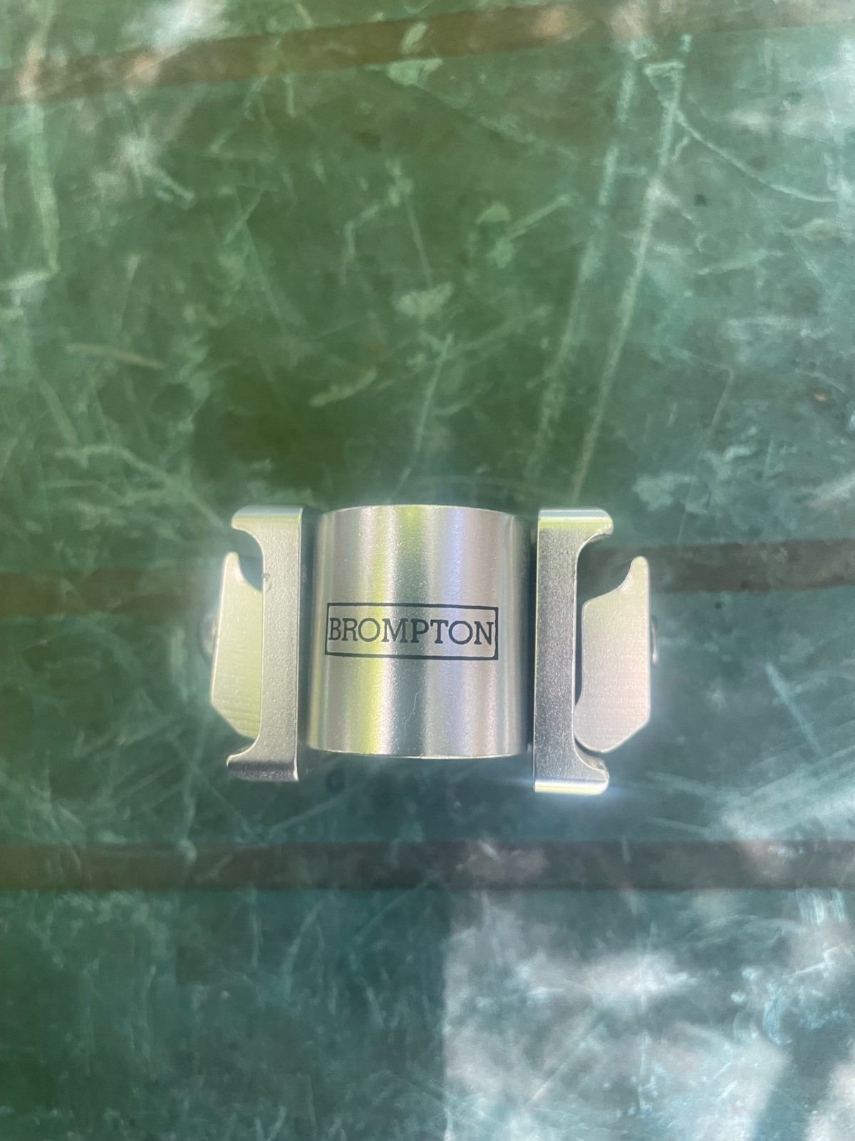 Standard Brompton Folding Bike Saddle & Silver Penta Clip