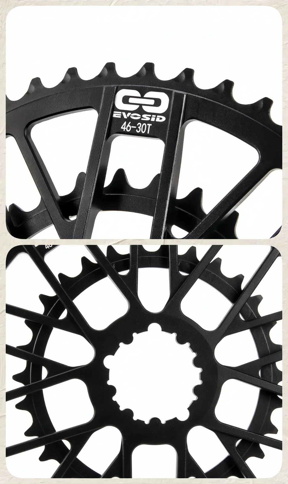 Road Folding Bike Chain Wheel 46-30T 48-32T 8/9/10/11/12 Speed 40/42/44/46/48T