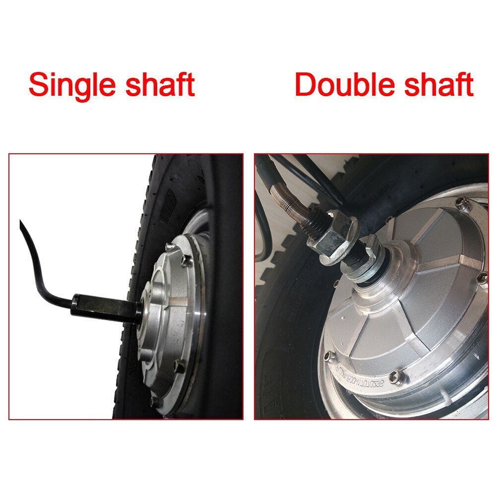 13 inch Electric Scooter Wheelbarrow Motor Wheel 24V/36V 350W 800W BLDC Motor