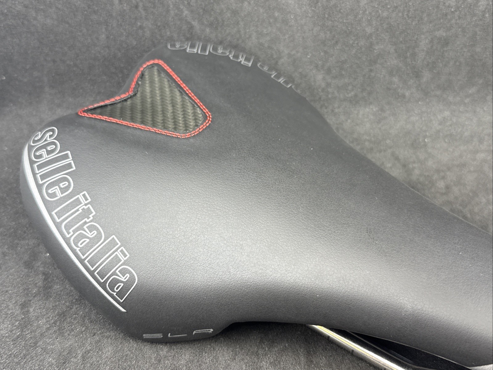 Selle Italia SLR Ti316 Rail Black Red Silver Saddle 275mm x 135mm MSRP $175!