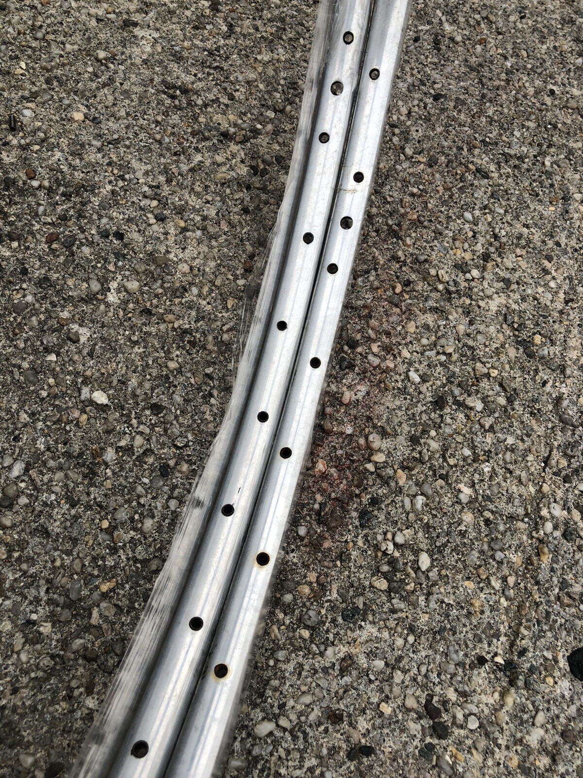 Super Light Edoardo Bianchi Set Tubular 36 Hole 700C Rims Vintage NOS