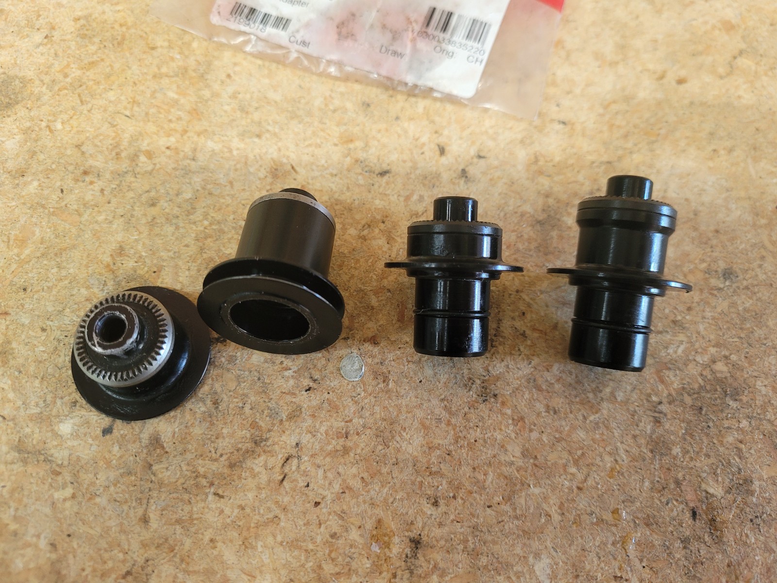 DT swiss 12mm thru axle to quick release adaptors FRONT AND REAR (350/370 hubs)