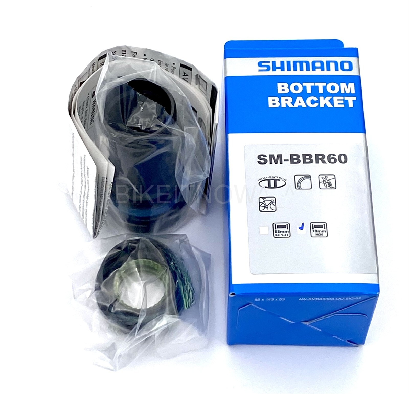 NEW Shimano Ultegra SM-BBR60 External Bike Bottom Bracket BB W/O TLFC ISMBBR60B