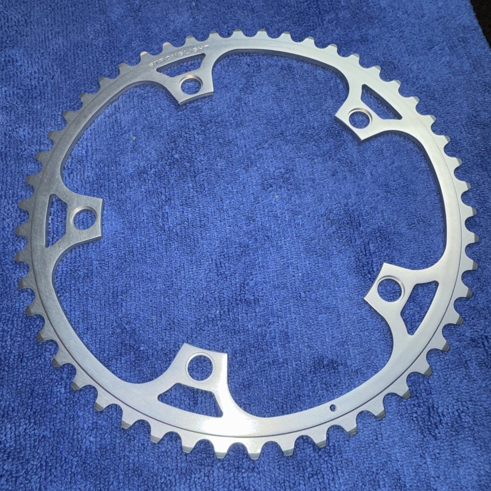 VNTG STRONGLIGHT ALY CHAINRING 144 BCD X 50T SIL FOR CAMPAGNOLO NEW W/O PKG