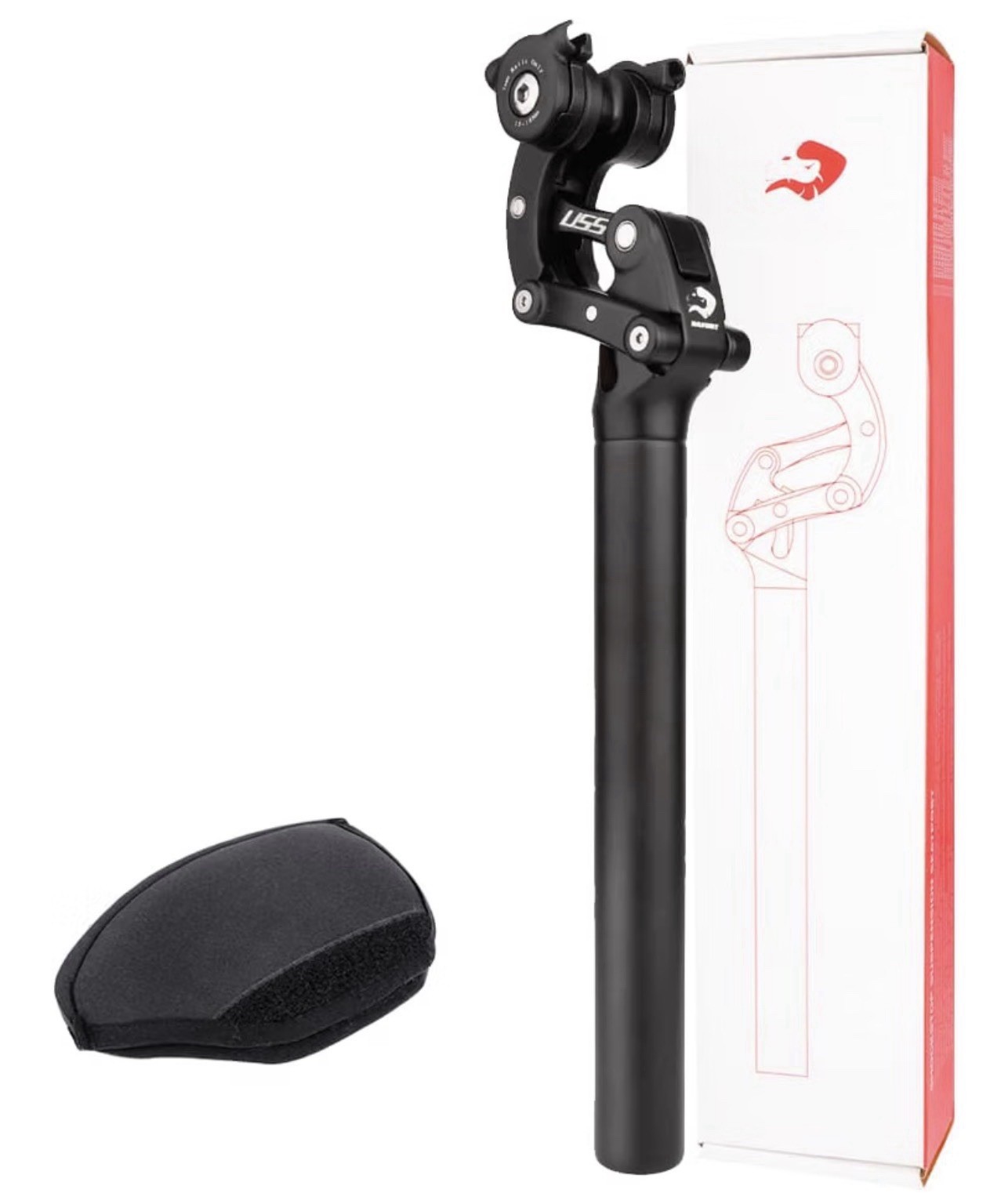 Safort Suspension Seatpost 31.6mm / 365mm MTB Bike/ eBike AD-SP18-USS NEW IN BOX