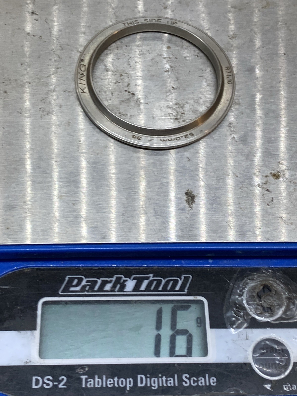 Chris King PHS813 Dropset 52mm/36 Degree R71.10 Tapered Baseplate Crownrace