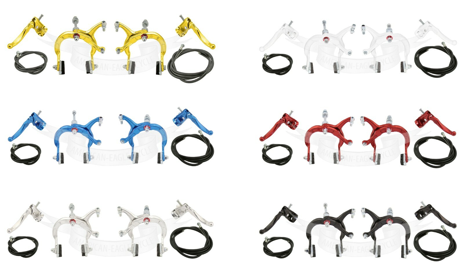BRAND NEW! BICYCLE MX ALLOY FRONT OR REAR BRAKE USED FOR BMX BIKES (ALL COLORS)