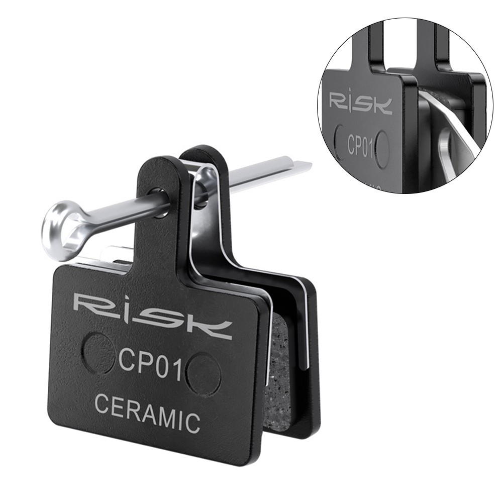 Brand New Bike Ceramic Lining Brake Pads 10*8*1 Cm 27g Black Back Panel