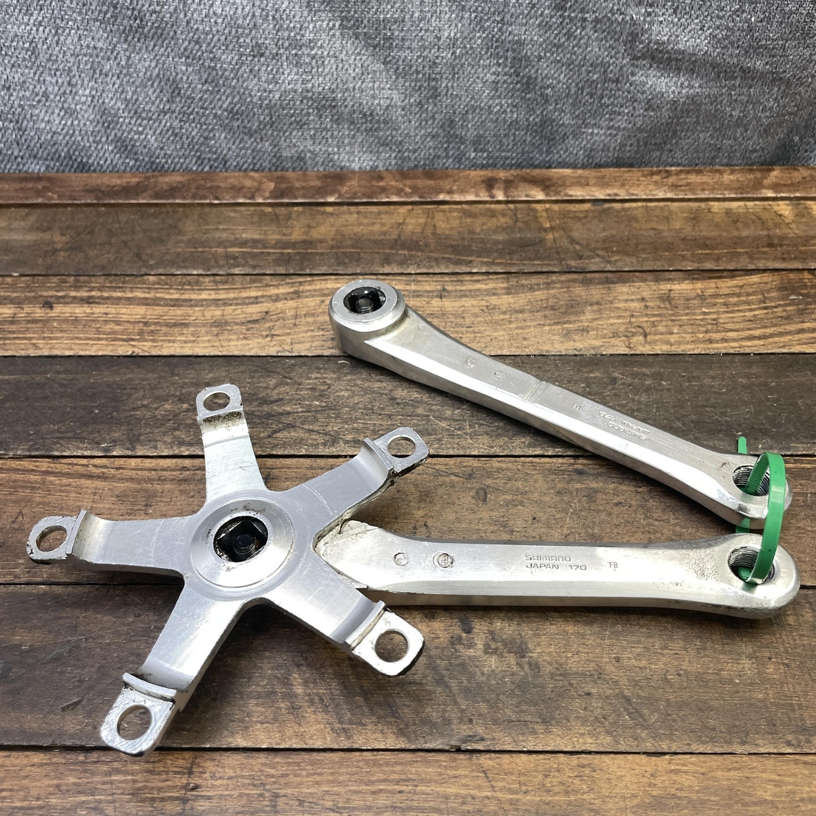 Vintage Shimano 600 Arabesque Crank Set 170mm 130 BCD Old School BMX Cranks