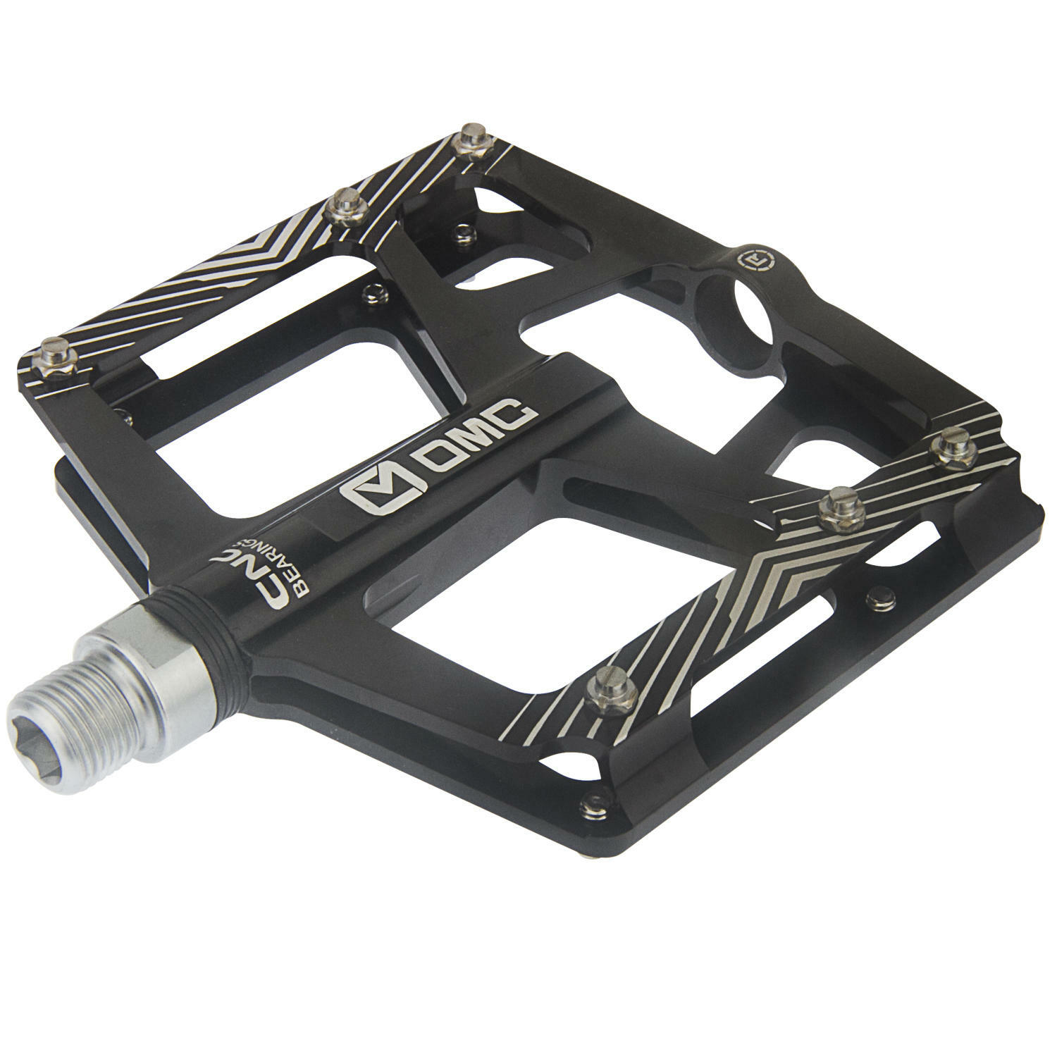 OMC-308BK 9/16″ Aluminum Platform Mountain Bike Pedals 3 Sealed Bearing MTB BMX