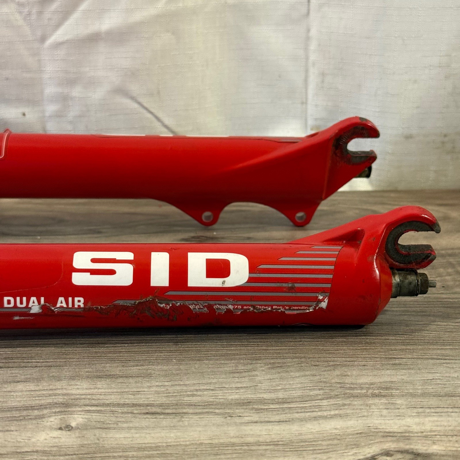 Rock Shox SID XC C3 Dual Air Red 1 1/8 Threadless 223mm SMALL OIL LEAK 26