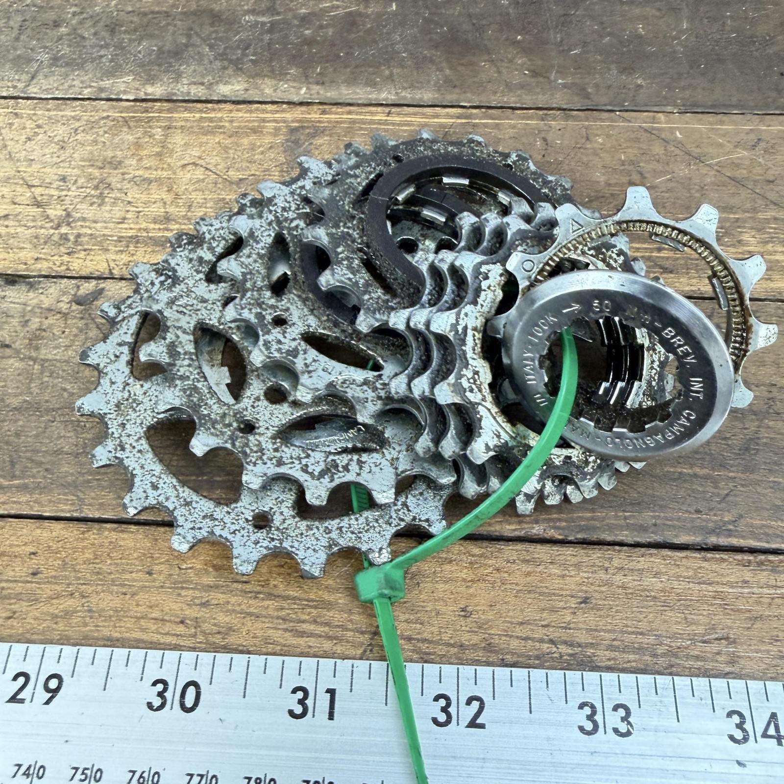 Vintage Campagnolo 8 Speed Cassette 12-23T 23T 8s 1990s Steel Road Bike Italy