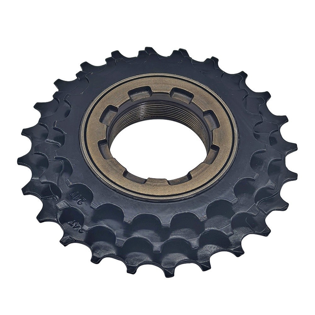 3-Speed Bike Freewheel Black 18T 21T 24T 9.85×9.85×1.55cm for Spin Hub