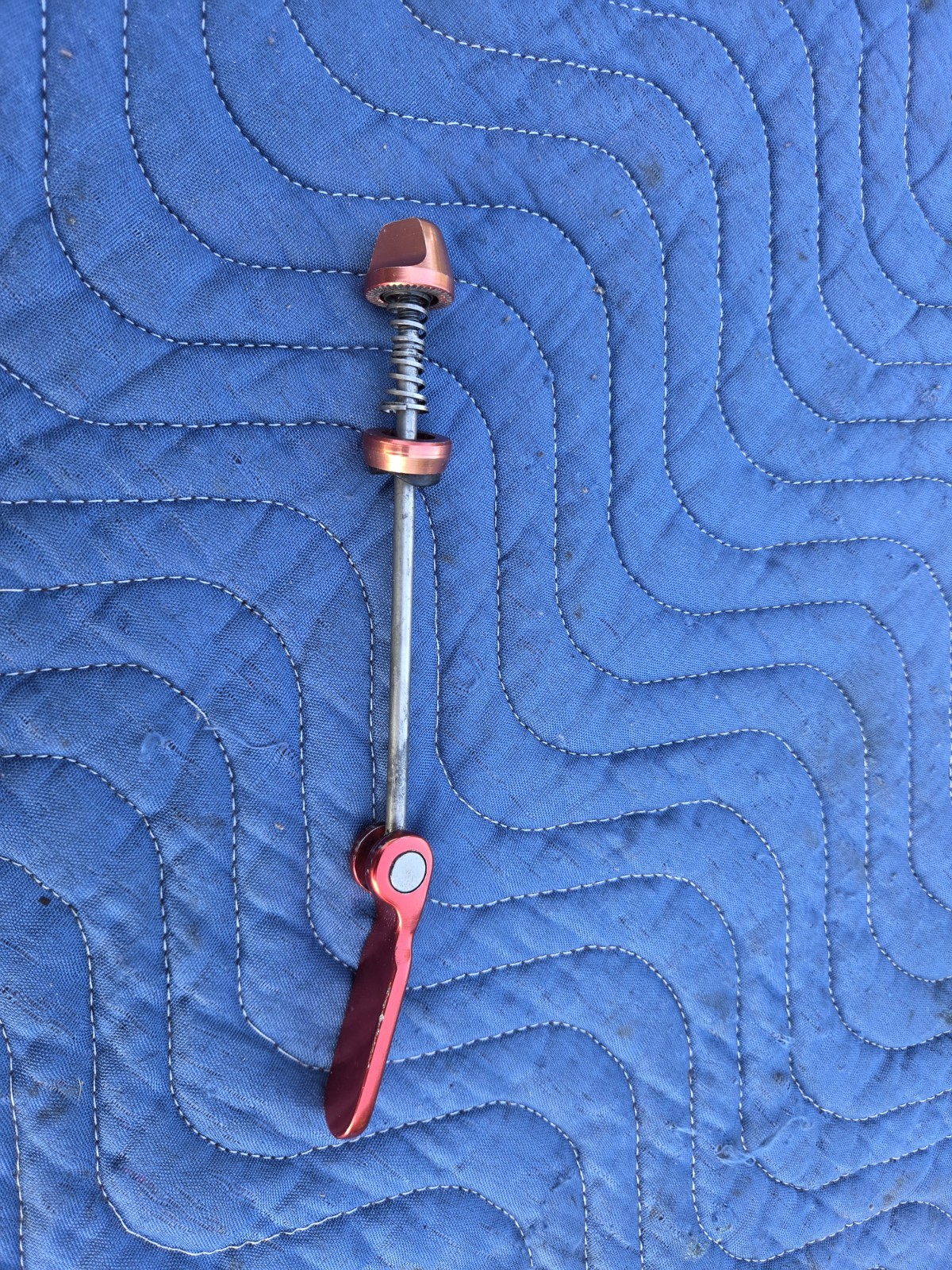 Vintage Ringle Front Wheel Quick Release Skewer 100 Mm Red MTB 50g 90s USA