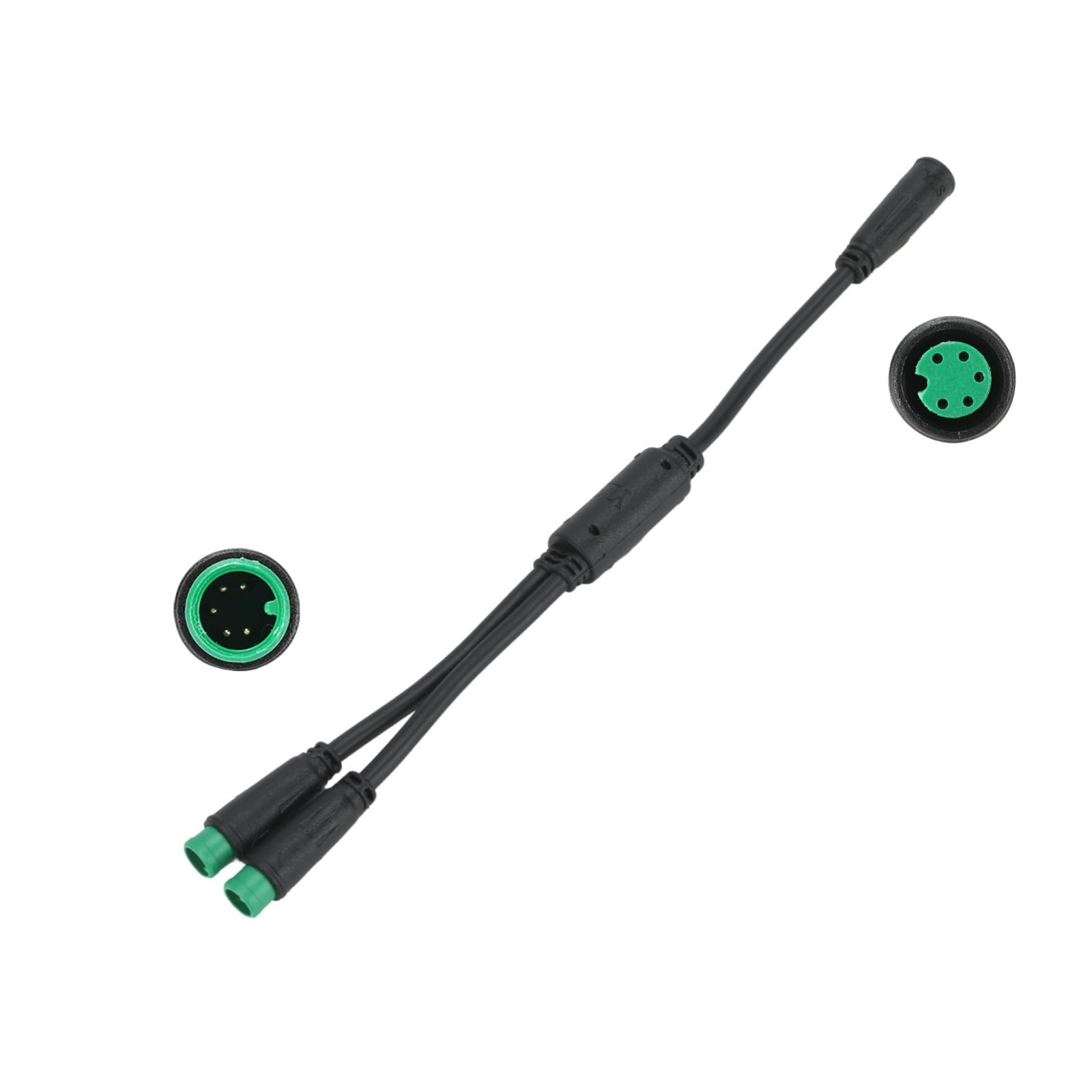 5 Pin Y-Splitter Extension Cable for eBike – Julet Type, 7.9″, Waterproof, Displ