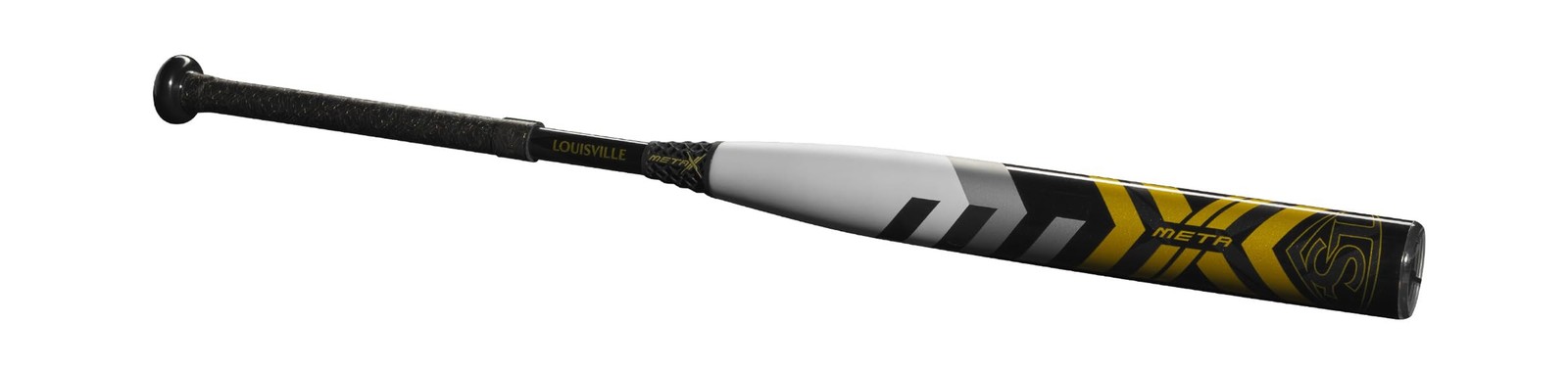 Louisville Slugger 2024 Meta Fastpitch Bats: -8 Drop 34″/26 oz Black/White/Gold