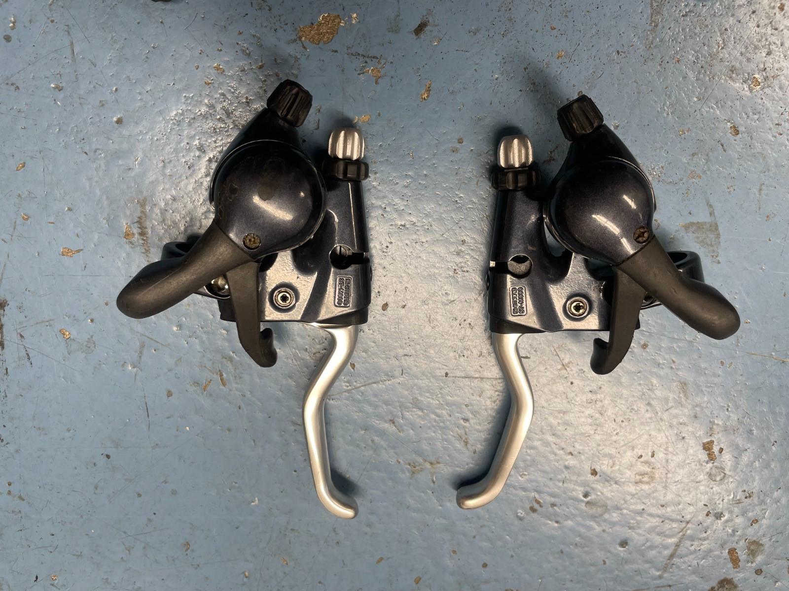 Shimano XTR ST-M900 MTB Levers 3×8 shifter cantiever brake retro STI