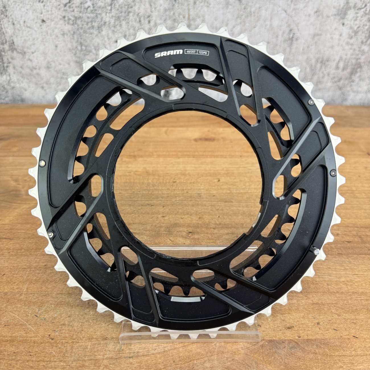 New! SRAM Force AXS E1 48/35t 12-Speed Thread-Mount Chainring Set 174g