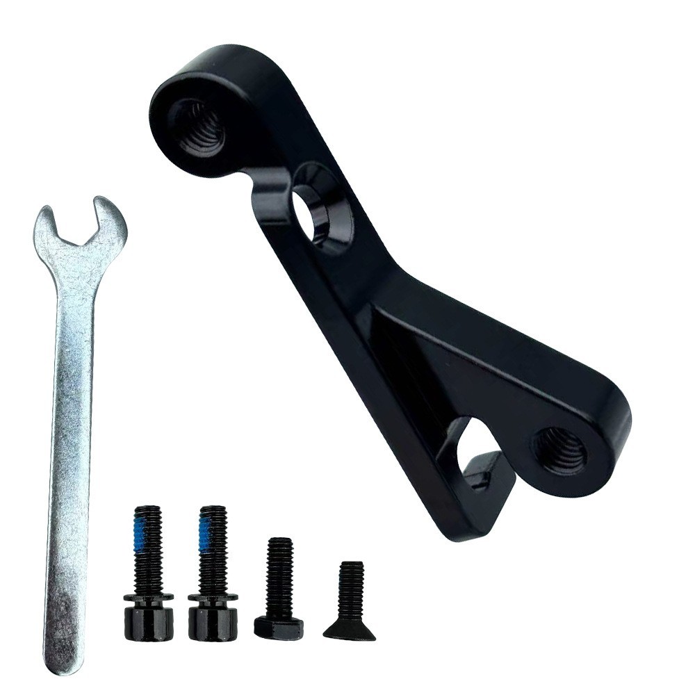 Hydraulic Brake Adapter Sidemount to Flatmount for Bicycle Disc Caliper Use