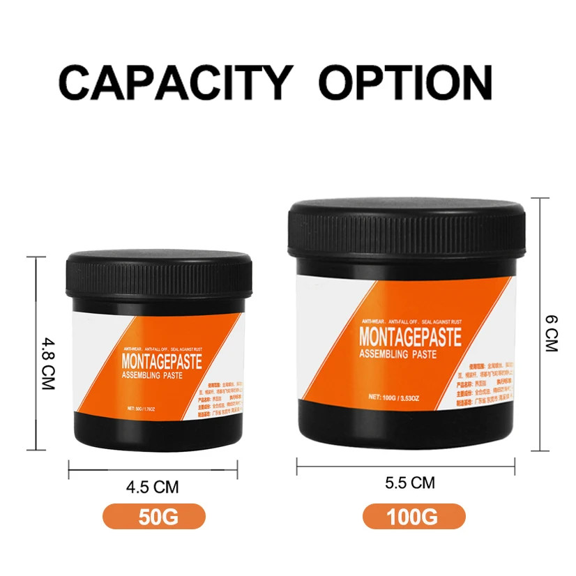 Bicycle Assembly Grease 50g/100g Anti Noise MTB Road Bike Hub Lubricant Paste