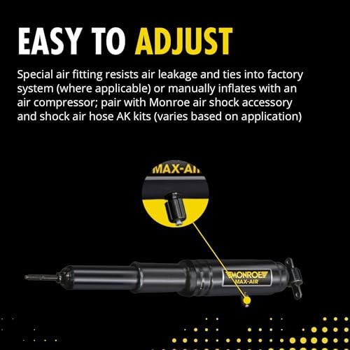 Max-Air MA762 Air Adjustable Air Shock Absorber Pack of 2 for Chevrolet